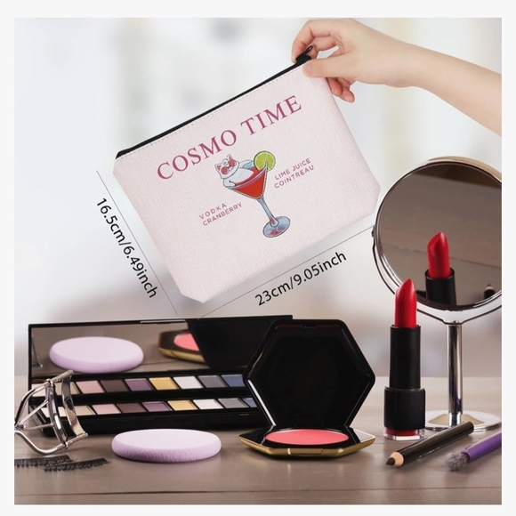 Cosmo Cocktail Gift - Cosmo Time Makeup Bag - Picture 2 of 7